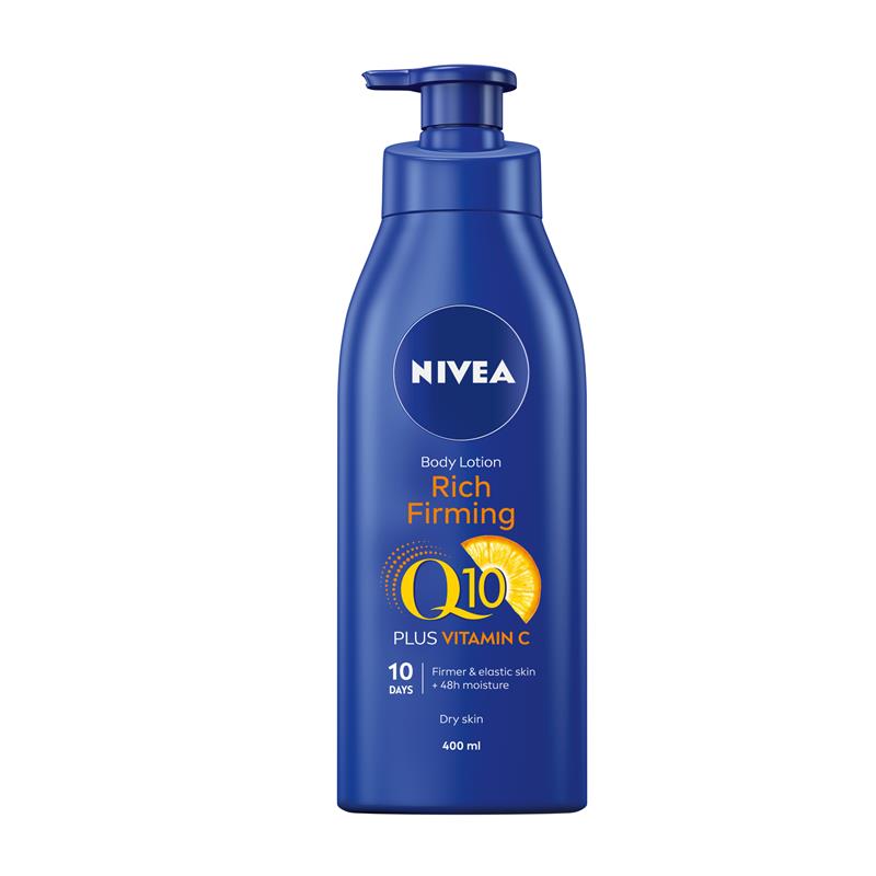 妮维雅身体紧致乳液 Q10 加维生素 C 干性皮肤 400ml 