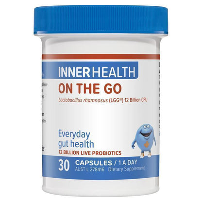Inner Health 便携式益生菌 30 粒胶囊
