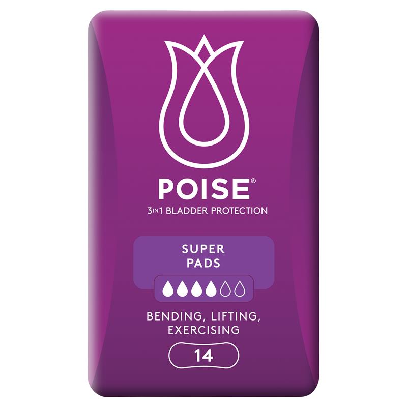 Poise Pads Super 14