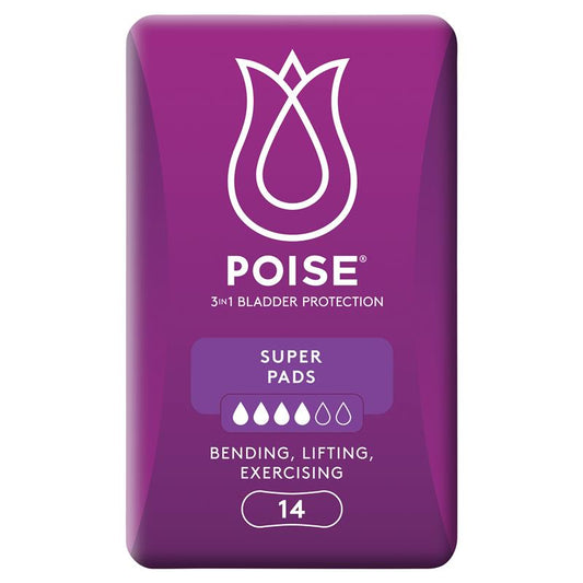 Poise Pads Super 14
