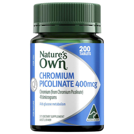 Nature's Own Chromium Picolinate 400mcg 200 Viên 
