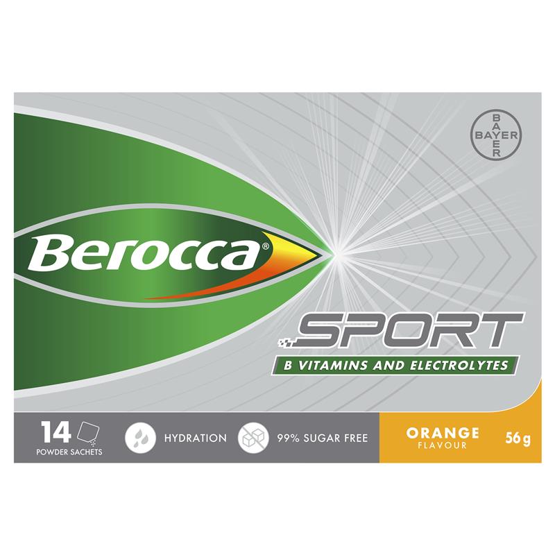 Berocca 运动电解质粉橙色 14 包