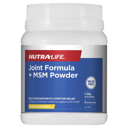 Nutra-Life Joint Formula + Msm Lemon 1.2Kg Exclusive Size