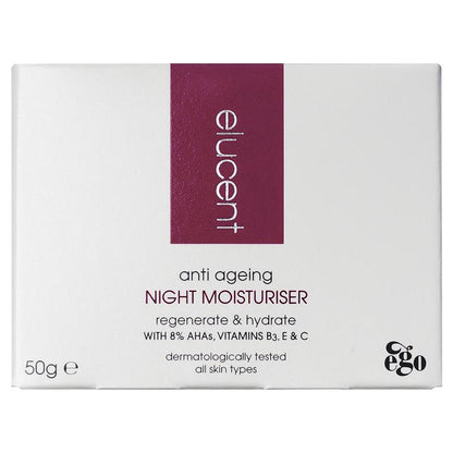 Elucent Anti Ageing Night Moisturiser 50g