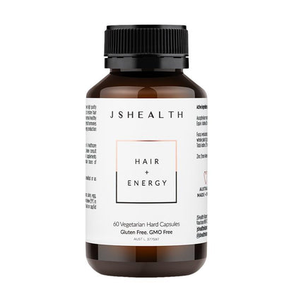 JSHEALTH 护发+能量配方 60 粒胶囊
