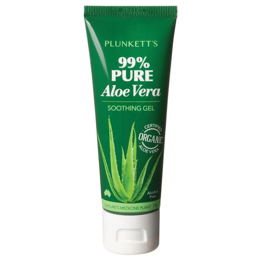 Gel làm dịu da lô hội nguyên chất 99% Plunketts 75g 