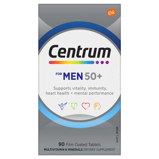 Centrum For Men 50+ 90 Tablets