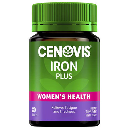 Cenovis Iron Plus 促进女性健康+能量 - 80 片