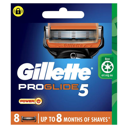 吉列 Fusion Proglide 动力剃须刀片 8 片装