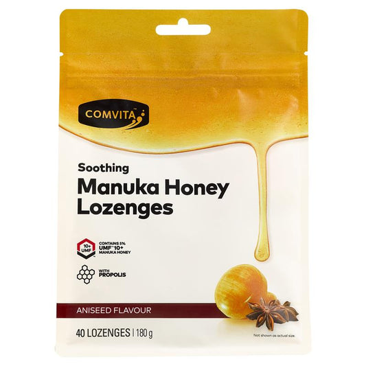 Viên ngậm Comvita Manuka Honey với keo ong và hồi 40 viên 