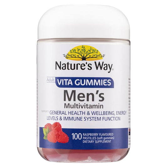 Kẹo dẻo bổ sung vitamin tổng hợp Nature's Way Adult Vita Gummies Mens 100 viên 