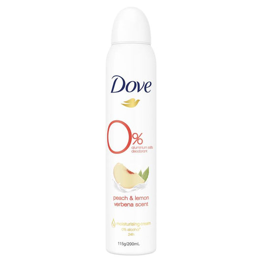 多芬女士止汗露 桃子和柠檬马鞭草零铝味 200ml 