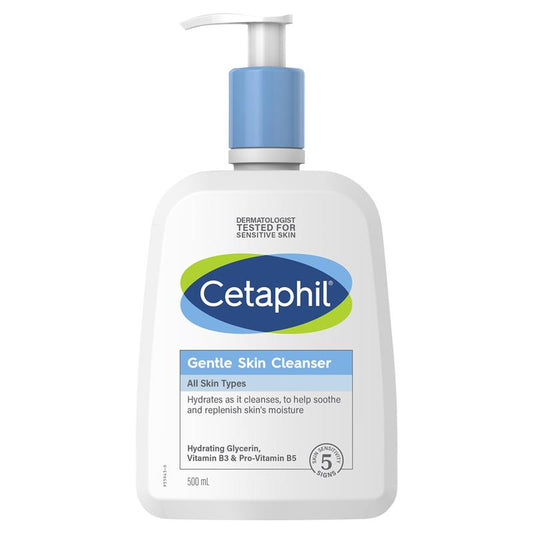 Sữa rửa mặt dịu nhẹ Cetaphil Gentle Skin Cleanser cho mặt và body 500ml 