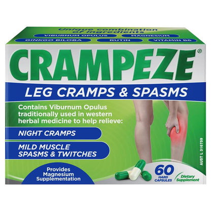 Crampeze Leg Cramps and Spasms 60 Capsules