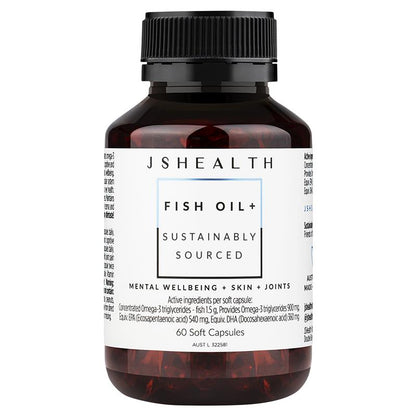 JSHEALTH 鱼油+60粒胶囊