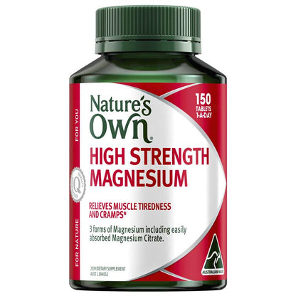 Viên uống bổ sung Magiê cường độ cao Nature's Own 150 viên 