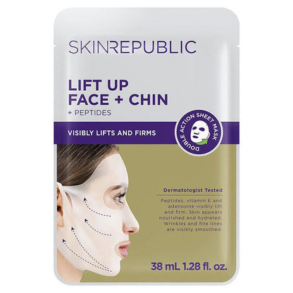 Mặt nạ nâng cơ mặt + cằm Skin Republic 