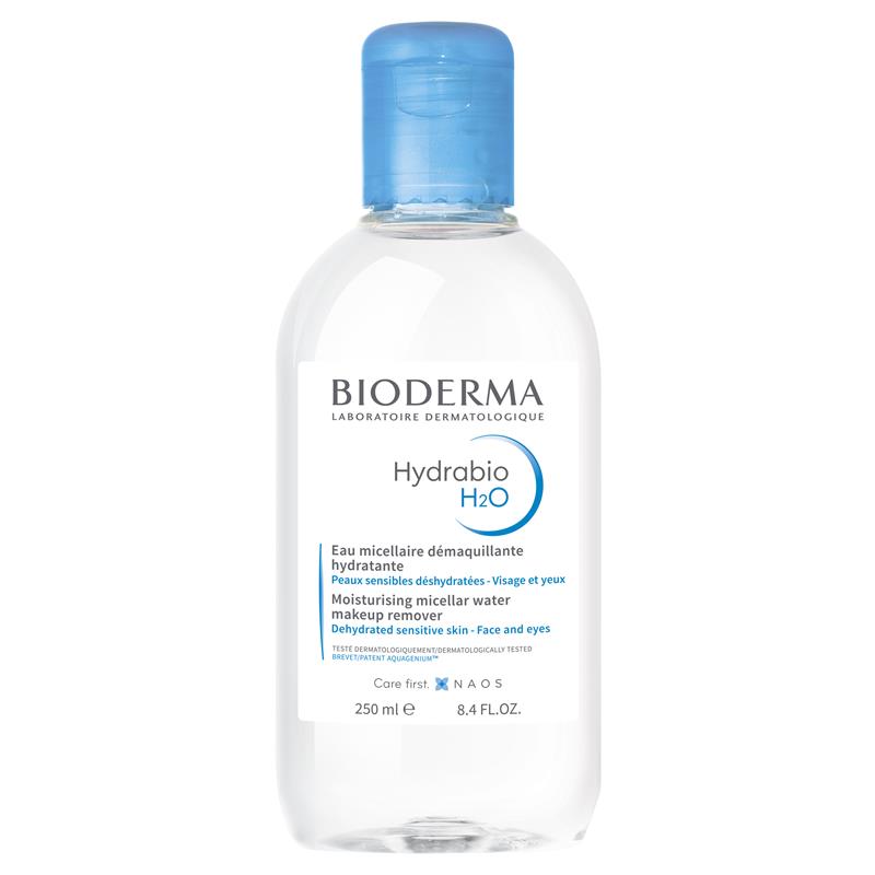 Sữa rửa mặt Bioderma Hydrabio H2O Hydrating Micellar Water Cleanser dành cho da mất nước 250ml 