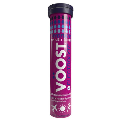 Voost Hydrate Apple + Berry Effervescent Tablets 20 Pack