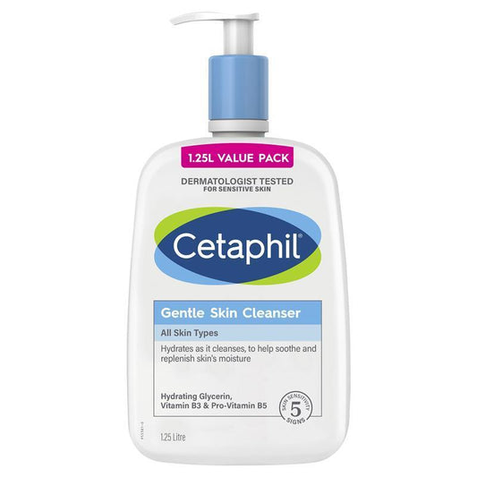 Sữa rửa mặt dịu nhẹ Cetaphil cho mặt và body 1.25L 