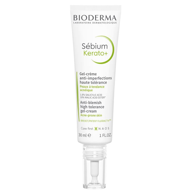 Kem dưỡng ẩm Bioderma Sebium Kerato Nonallergenic Acne Cream phù hợp với da mụn 30ml 