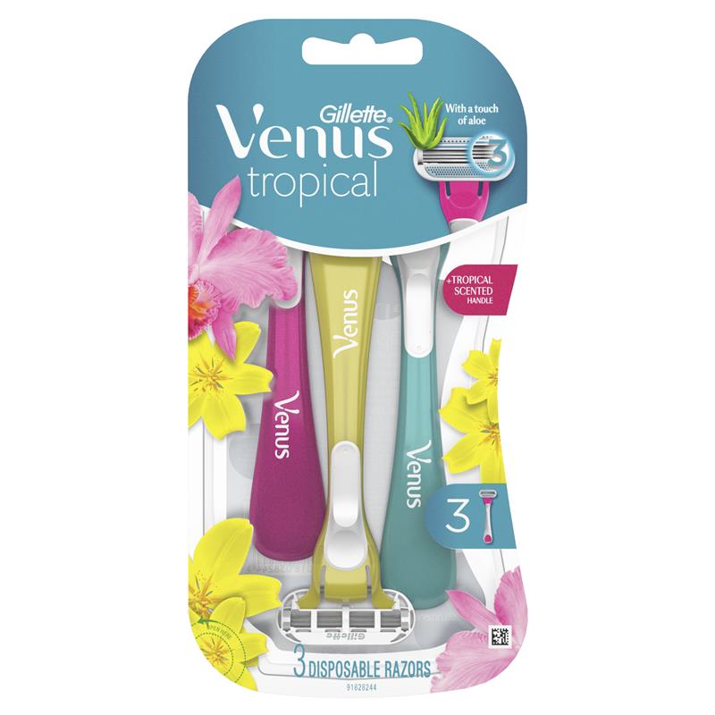Gillette Venus Tropical dùng một lần gói 3 