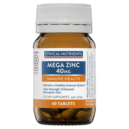 Ethical Nutrients 超级锌 40 毫克 60 片
