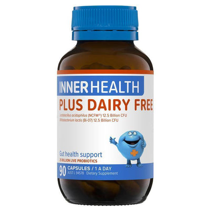 Inner Health Plus 无乳制品益生菌 90 粒胶囊 冰箱包装