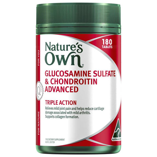 Nature's Own Glucosamine Sulfate &amp; Chondroitin Advanced 180 Viên 
