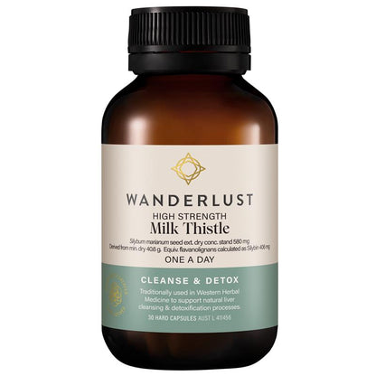 Wanderlust 高强度奶蓟草胶囊 30 粒