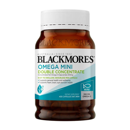Blackmores Omega Mini Double Concentrate 400 Viên 