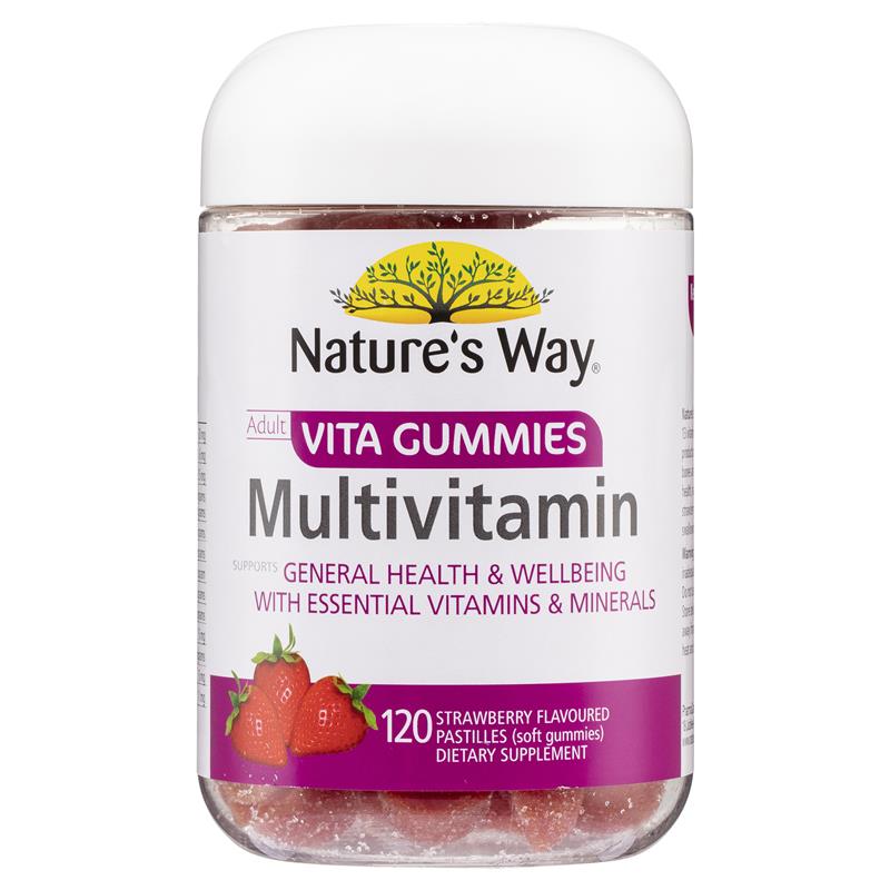 Kẹo dẻo bổ sung vitamin tổng hợp Nature's Way Adult Vita Gummies 120 viên 