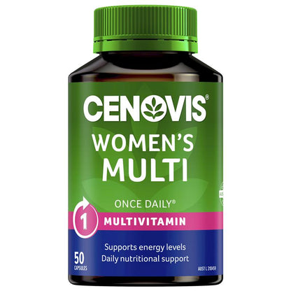 Vitamin tổng hợp cho phụ nữ Cenovis cung cấp năng lượng - Vitamin tổng hợp 50 viên nang 
