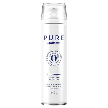 Bọt cạo râu Gillette Pure Sensitive 245g 