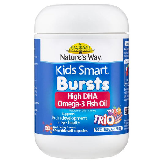 Nature's Way Kids Smart Omega3 Fish Oil Trio 180 viên nang 