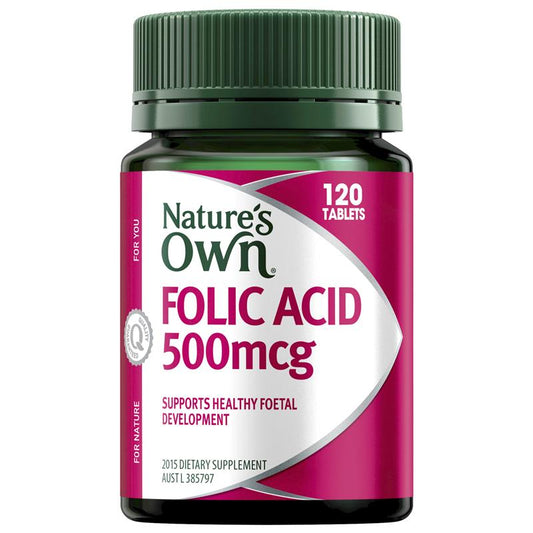 Nature's Own Folic Acid 500mcg 120 Viên 
