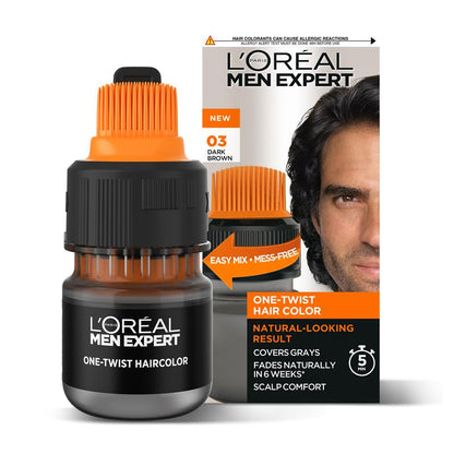 Loreal Paris Men Expert One Twist Hair Colour 03 Dark Brown