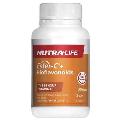 Nutra-Life 酯化维生素C + 生物类黄酮 100片