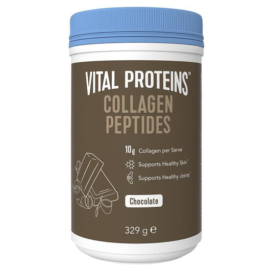 Bột Collagen Peptides Vital Proteins Chocolate 329g 