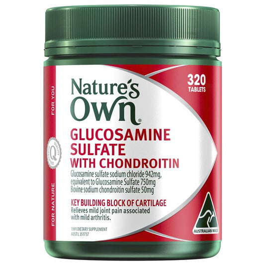 Viên uống bổ sung Glucosamine Sulfate có Chondroitin của Nature's Own 320 viên 
