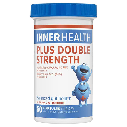 Inner Health Plus Double Strength Probiotic 60 Capsules