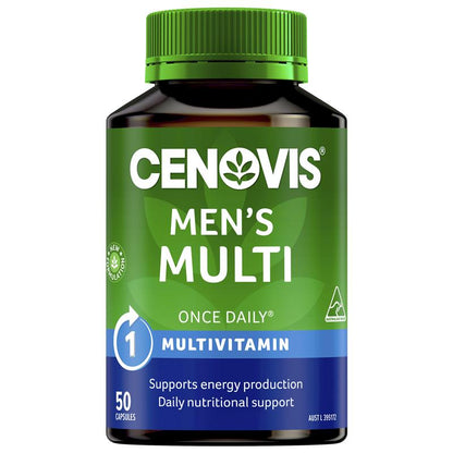Cenovis 男士每日一次复合维生素 50 粒胶囊