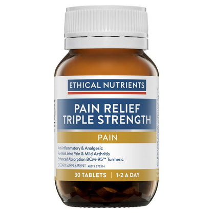 Ethical Nutrients Pain Relief Triple Strength 30 Tablets