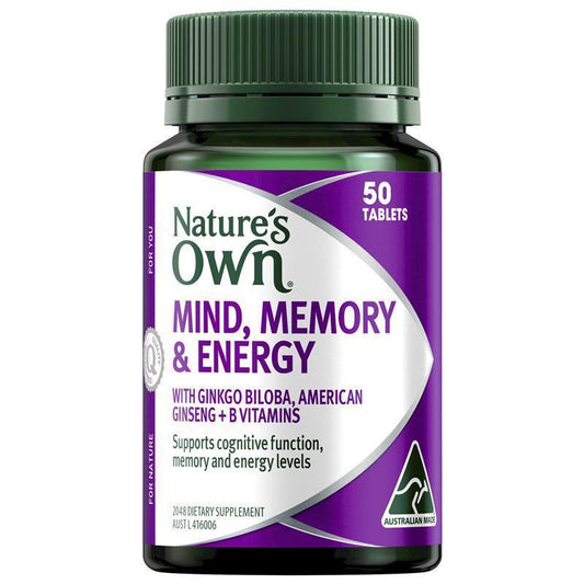 Nature's Own Mind Memory &amp; Energy 50 viên 