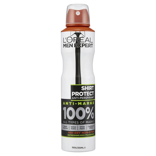 Loreal Men Expert Deodorant Shirt Protect Aerosol 250ml