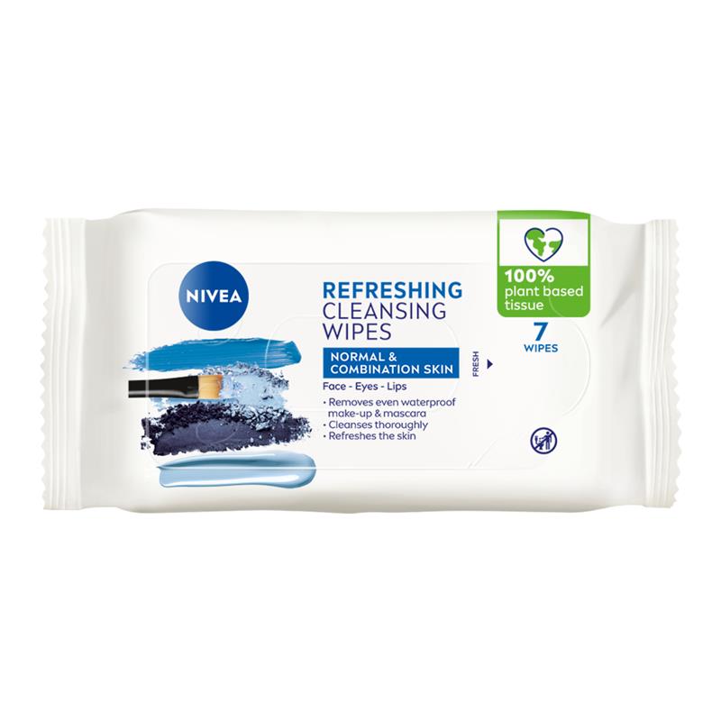 NIVEA Daily Essentials 清爽洁面湿巾 7 片装