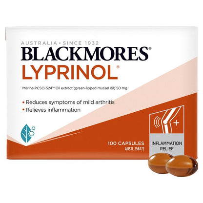 Viên uống giảm viêm Blackmores Lyprinol 100 viên 