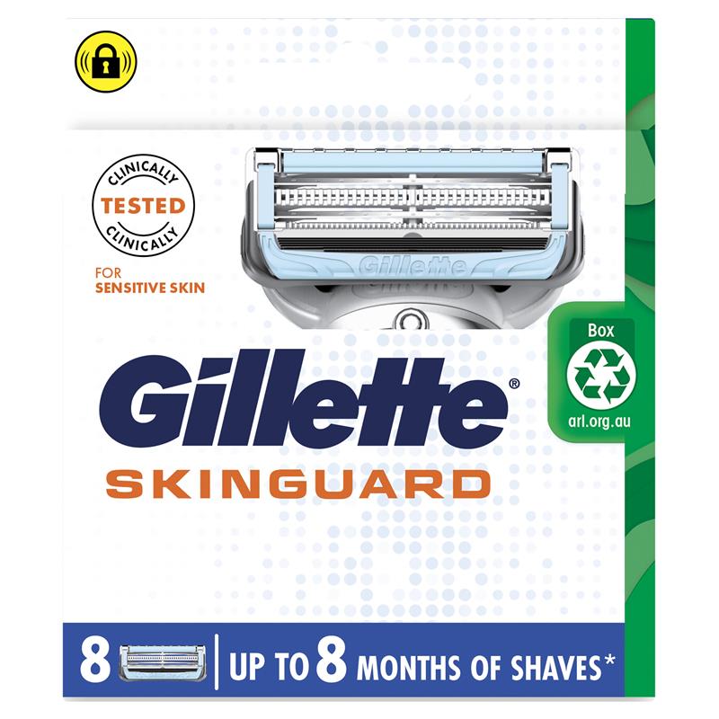 Hộp 8 miếng cạo râu Gillette Skinguard 