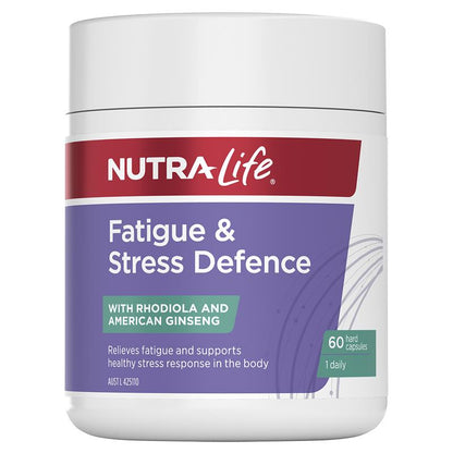 Nutra-Life 抗疲劳和压力胶囊 60 粒