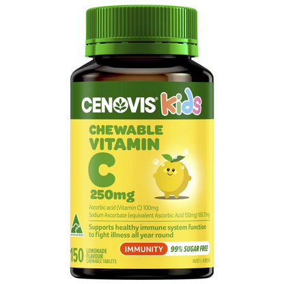 Cenovis 儿童咀嚼维生素C 250毫克 柠檬味 150片